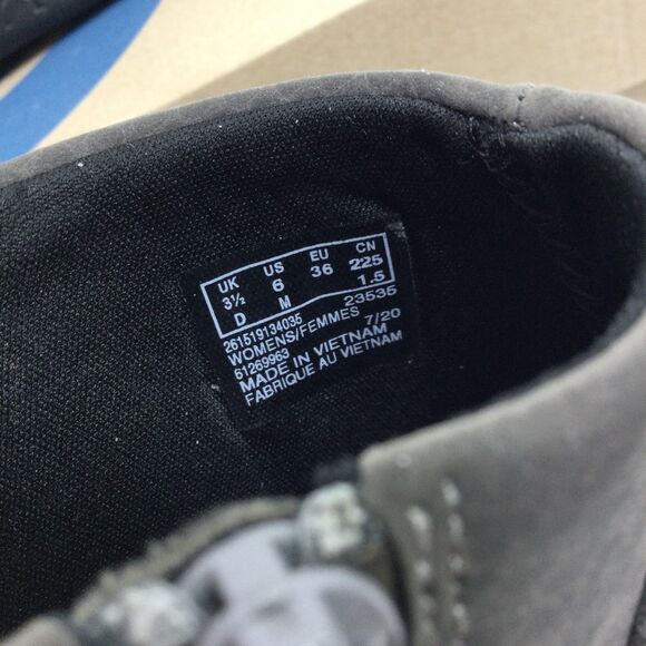 Clarks Women's SILLIAN 2.0 HI Crossed straps Side zipper Ankle Boots Gray 6M NWB - Picture 9 of 9